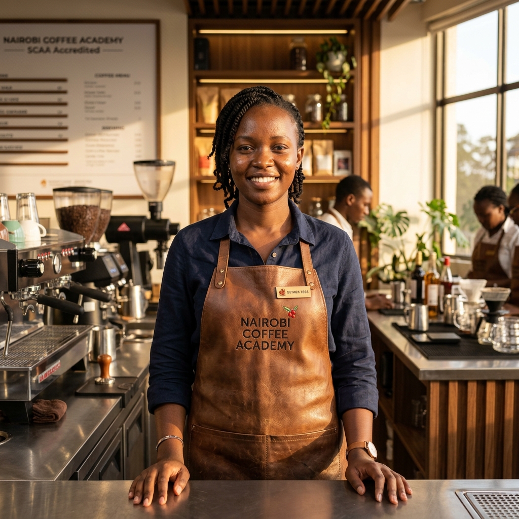 Esther 'Tess' Ochieng - Professional Barista